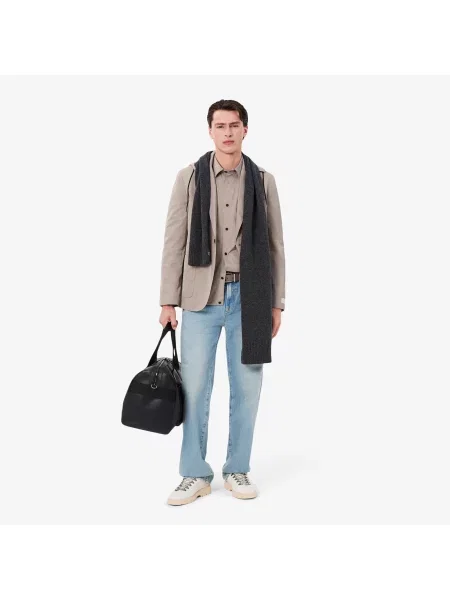 Ремень Lacoste с ремешками коричневый