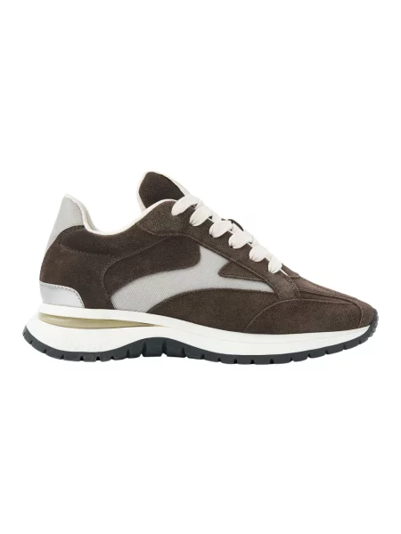 Sneakersy Via Vai zamszowe brązowe