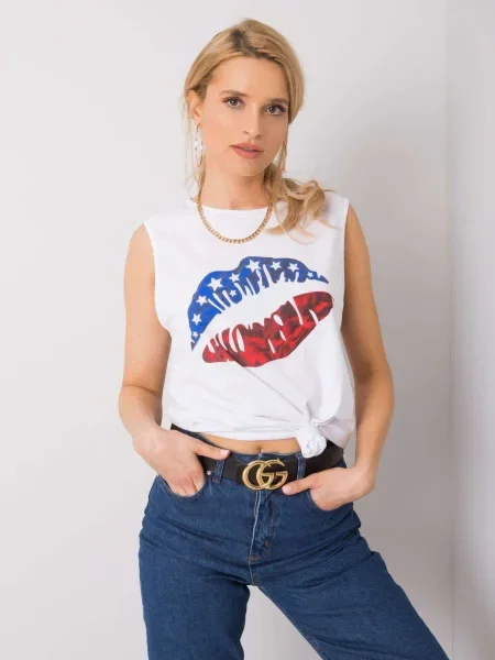 Tricou Fashionhunters alb