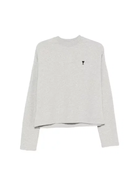 Top Ami Paris z logo szary