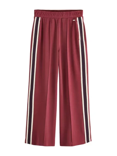 Next Pantaloni sport crem / roșu burgundy negru