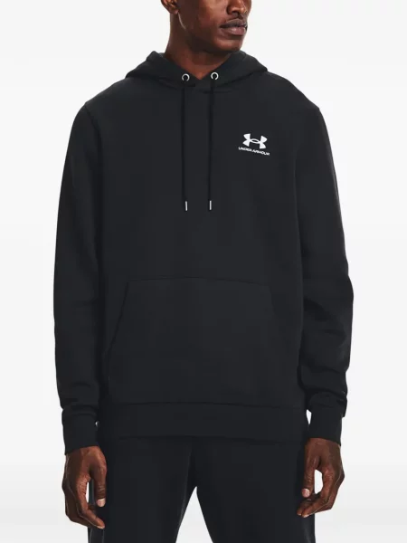 Hanorac cu glugă Under Armour cu autograf negru