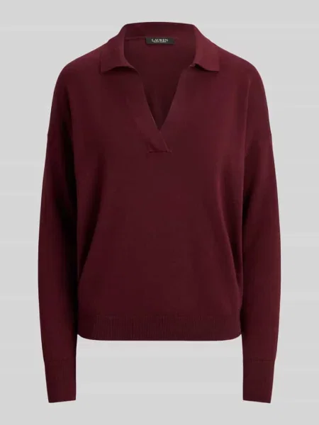 Sweter o kroju loose fit z mieszanki bawełny i modalu Lauren Ralph Lauren