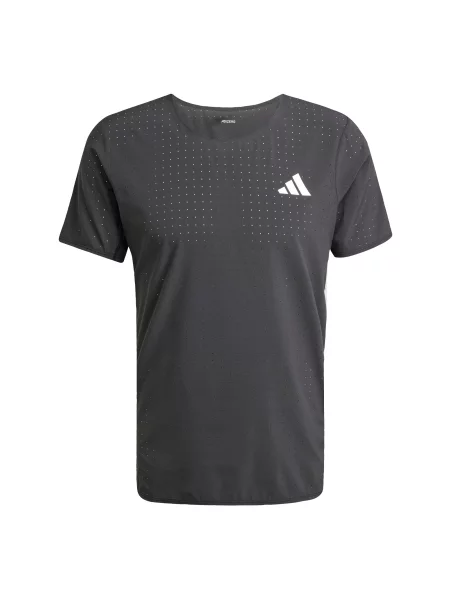 Μπλουζάκι adidas Adizero Running T-Shirt Black S λευκό