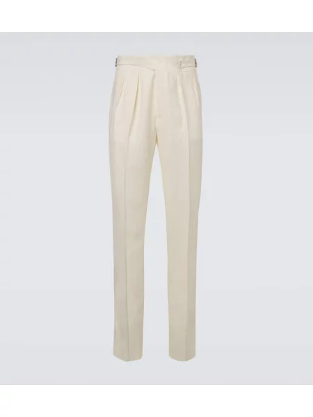 Pantaloni Rubinacci de in alb