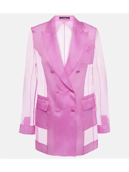 Sacou Max Mara de mătase roz
