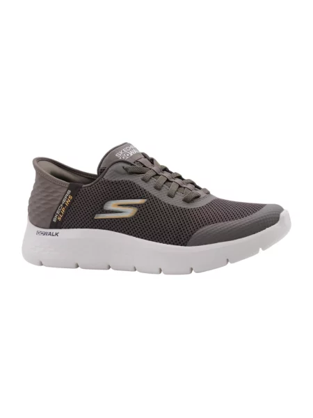 Sneakersy Skechers brązowe
