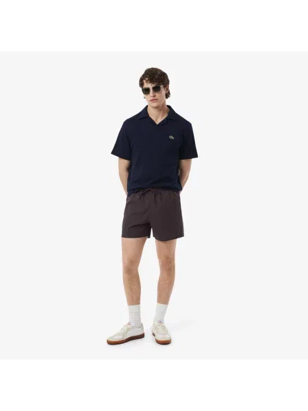 Lacoste Szorty Kąpielowe Szybkoschnące brązowy