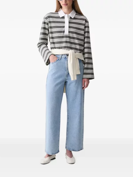 Decupat pantaloni Levi's® cu autograf cu talie înaltă alb