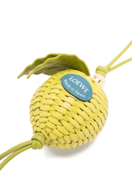 Кожена висулка Loewe зелено