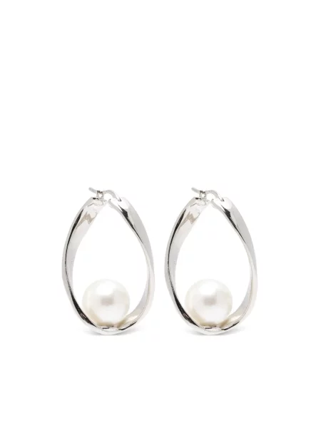 Kolczyki Dries Van Noten szare