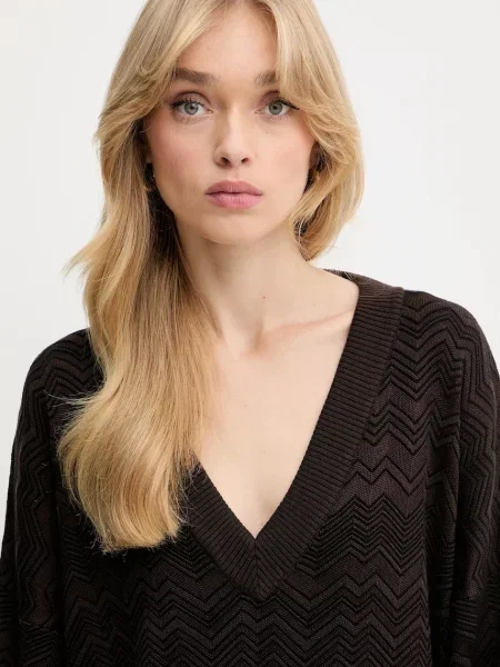 Легкий свитер Missoni коричневый