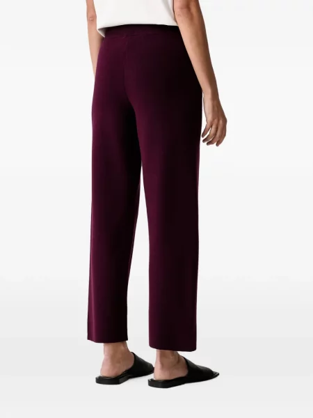 Pantaloni Joseph Ribkoff tricotate cu cordon violet