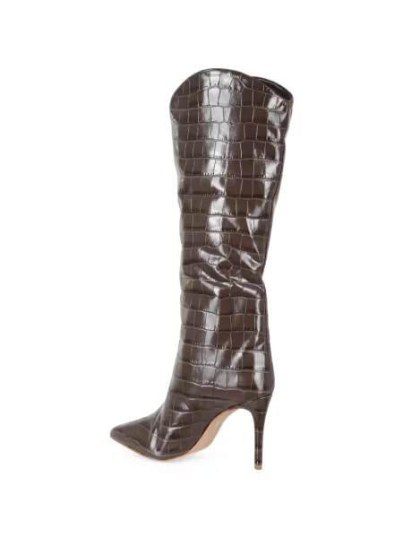 Botine Schutz din piele maro