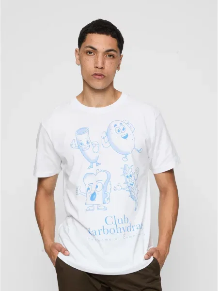 Tricou Mister Tee alb