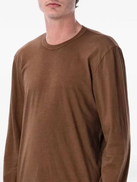 Tricou James Perse lung maro