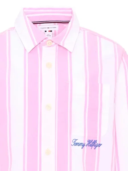 Koszula dziecięca Tommy Hilfiger różowa