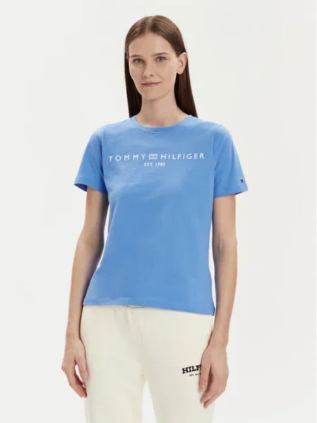 Tommy Hilfiger kratka majica modra