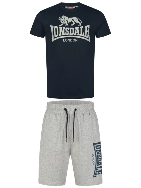 LONSDALE Trening MAIR albastru închis / amestecat gri