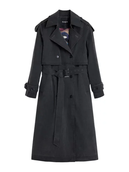 Trenci Desigual negru