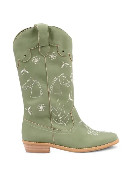Botki dziecięce Stella Mccartney zielone