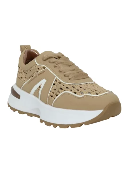 Sneakersy Alexander Smith skórzane brązowe