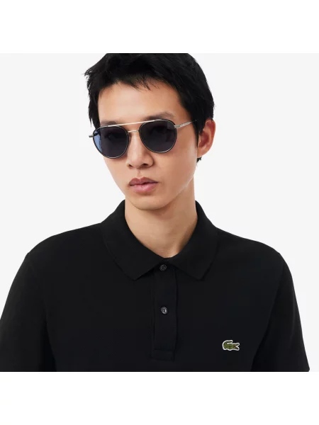 Поло Lacoste черное