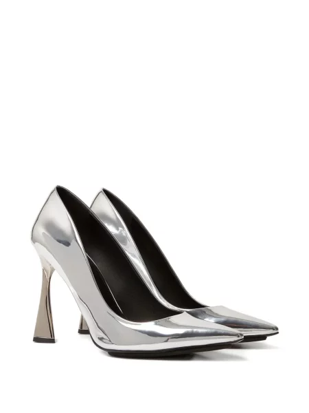 Pantofi cu toc Stella Mccartney argintiu