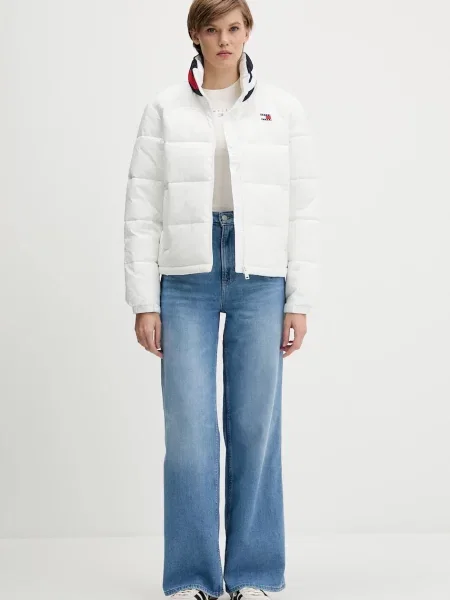 Tommy Jeans kurtka zimowa biały