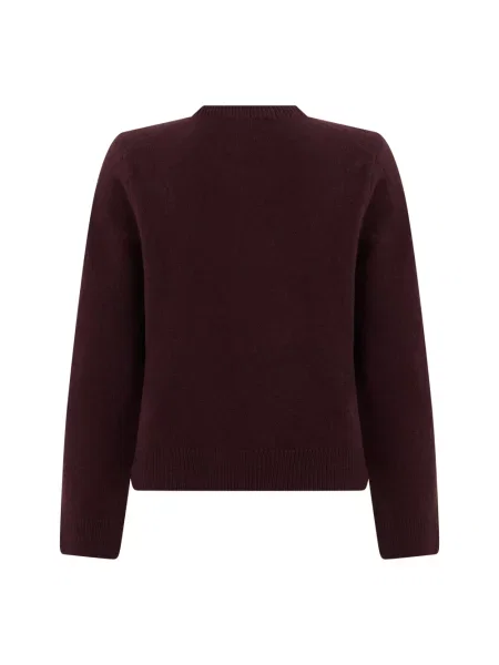 Sweter Maison Kitsune wełniany czerwony