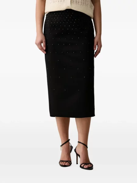 Fustă tip creion Trussardi negru