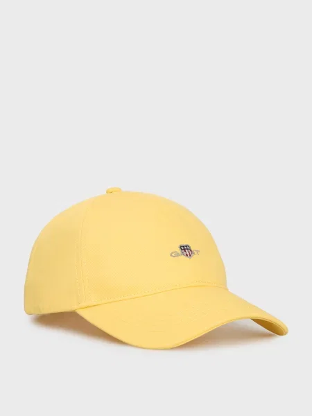 Твілова кепка Gant жовта