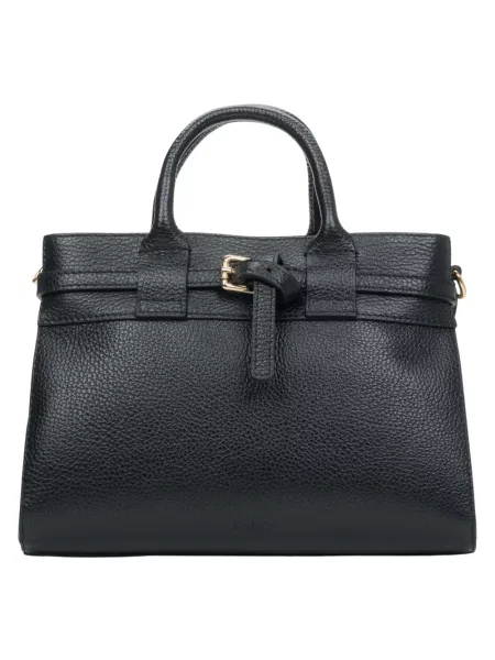 Listonoszka Estro skórzana czarna