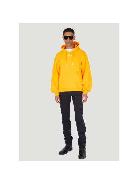 Bluza z kapturem Lourdes z kapturem z logo pomarańczowa