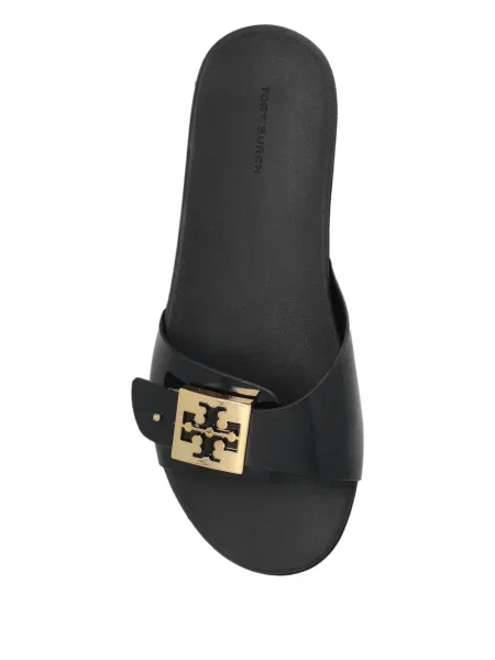 Pantofle Tory Burch s přezkou černé