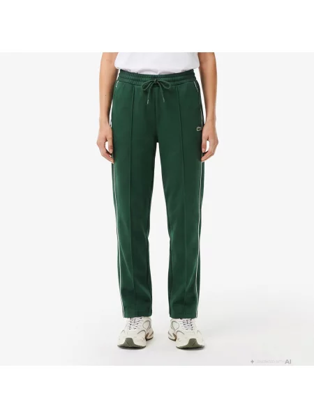 Lacoste Spodnie Dresowe O Regularnym Kroju zielony