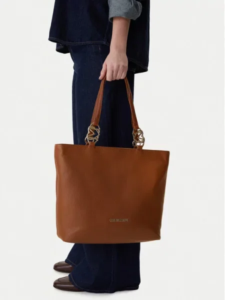LOVE MOSCHINO Τσάντα καφέ