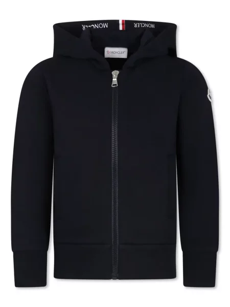 Bluza z kapturem dziecięca Moncler Enfant niebieska