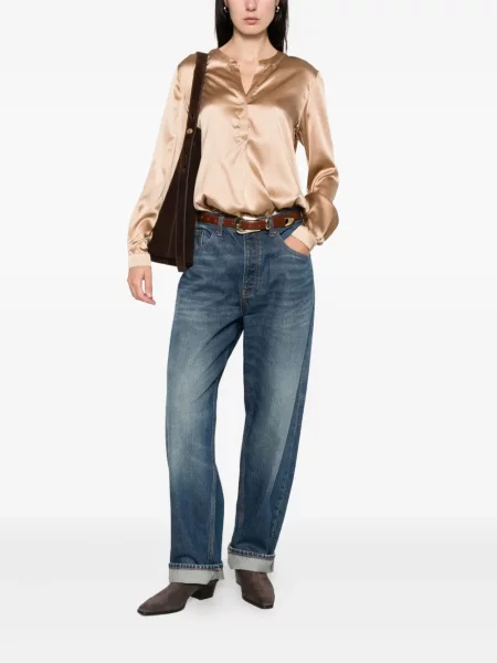 Bluzka Purotatto z dekoltem w serek