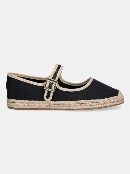 Espadrile Tommy Hilfiger Buckle Maryjane Espadrille negru