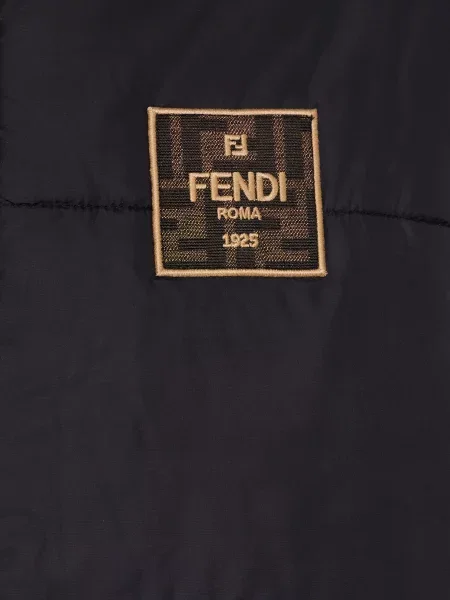 Fendi Kurtka Pikowana schwarz granatowa