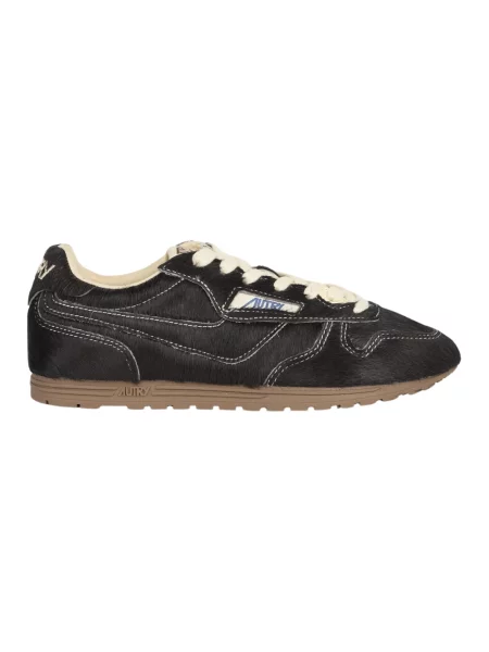 Sneakersy Autry brązowe