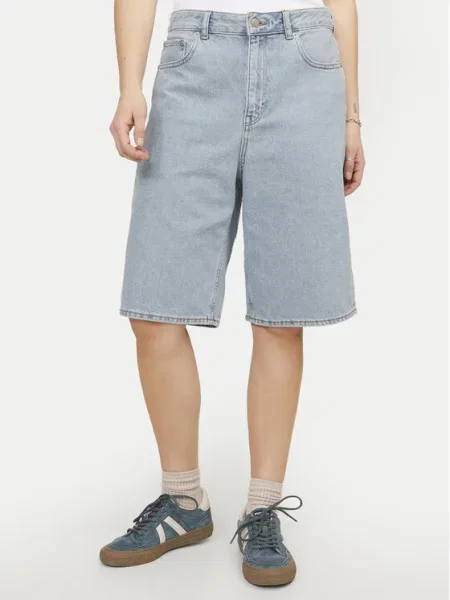 JJXX Džínové šortky Eda Wide Leg modrá