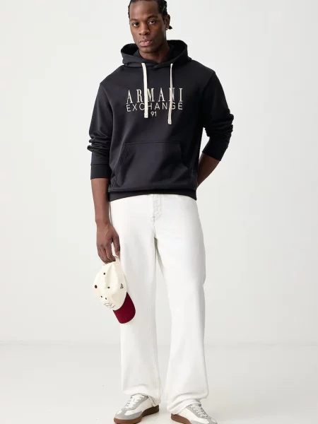 Armani Exchange hanorac cu glugă pentru bărbați din