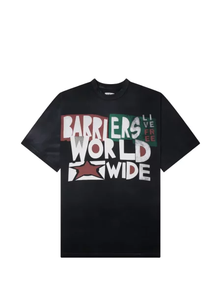 Tricou Barriers cu imagine negru