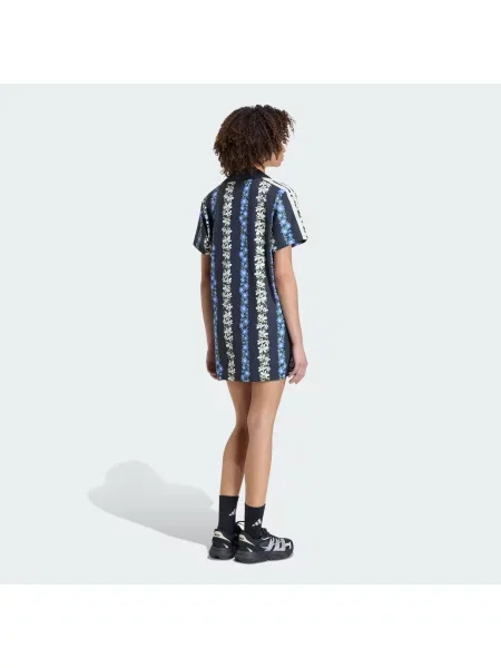 ADIDAS SPORTSWEAR Športové šaty Adidas X Farm Rio krémová / kráľovská modrá / zelená čierna