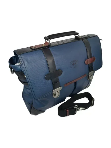 Torba crossbody La Martina niebieska