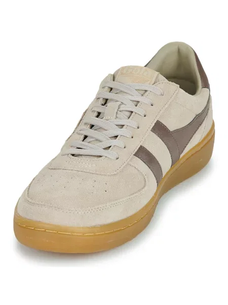 Pantofi Gola din piele de căprioară bej