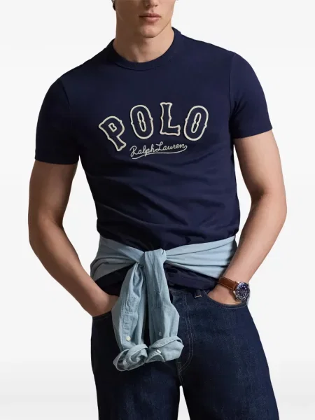 Șapcă Polo Ralph Lauren cu broderie din țesătură twill în carouri albastru