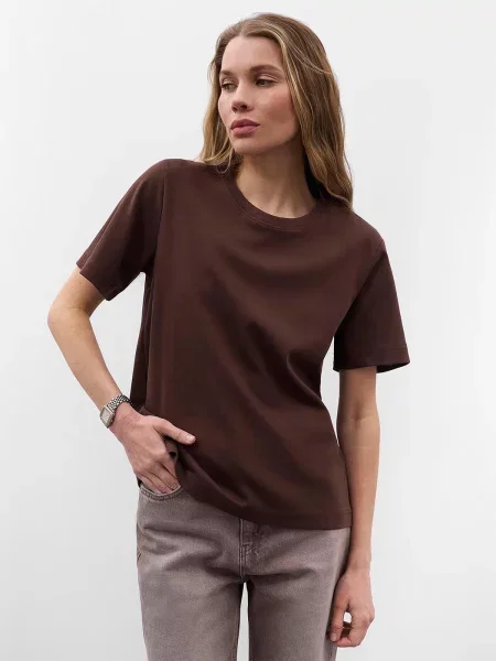 Футболка Fashionista коричневая